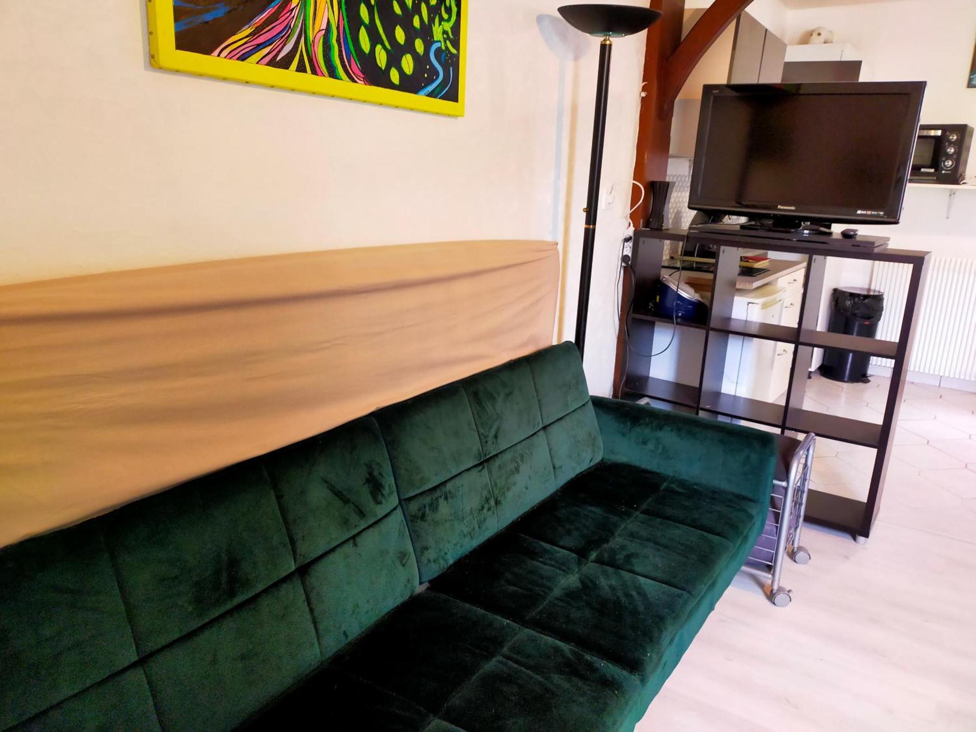 Studio En Rdc Avec Balcon Centre Vitre المظهر الخارجي الصورة